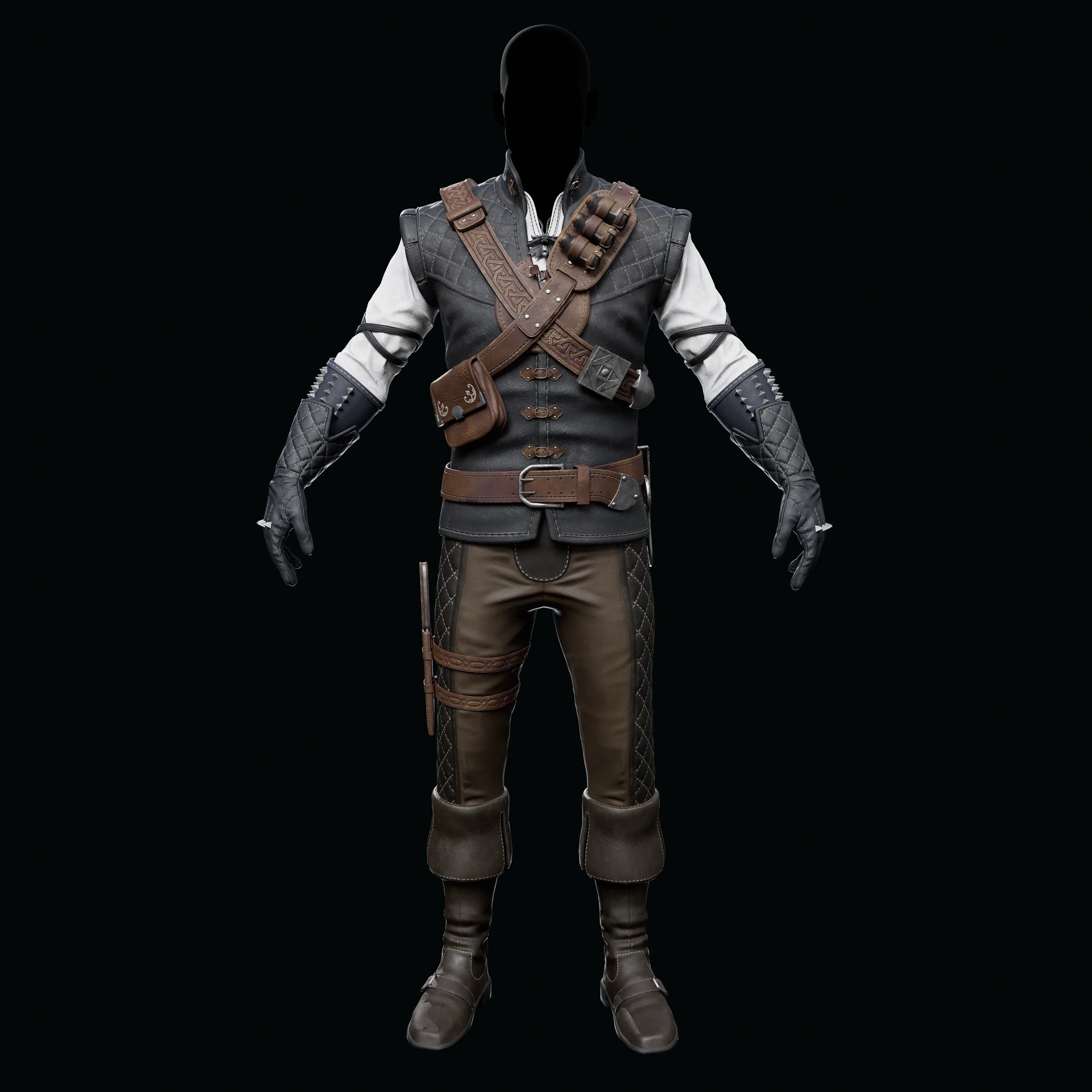Witcher Armor character costume by Sugamoviyam